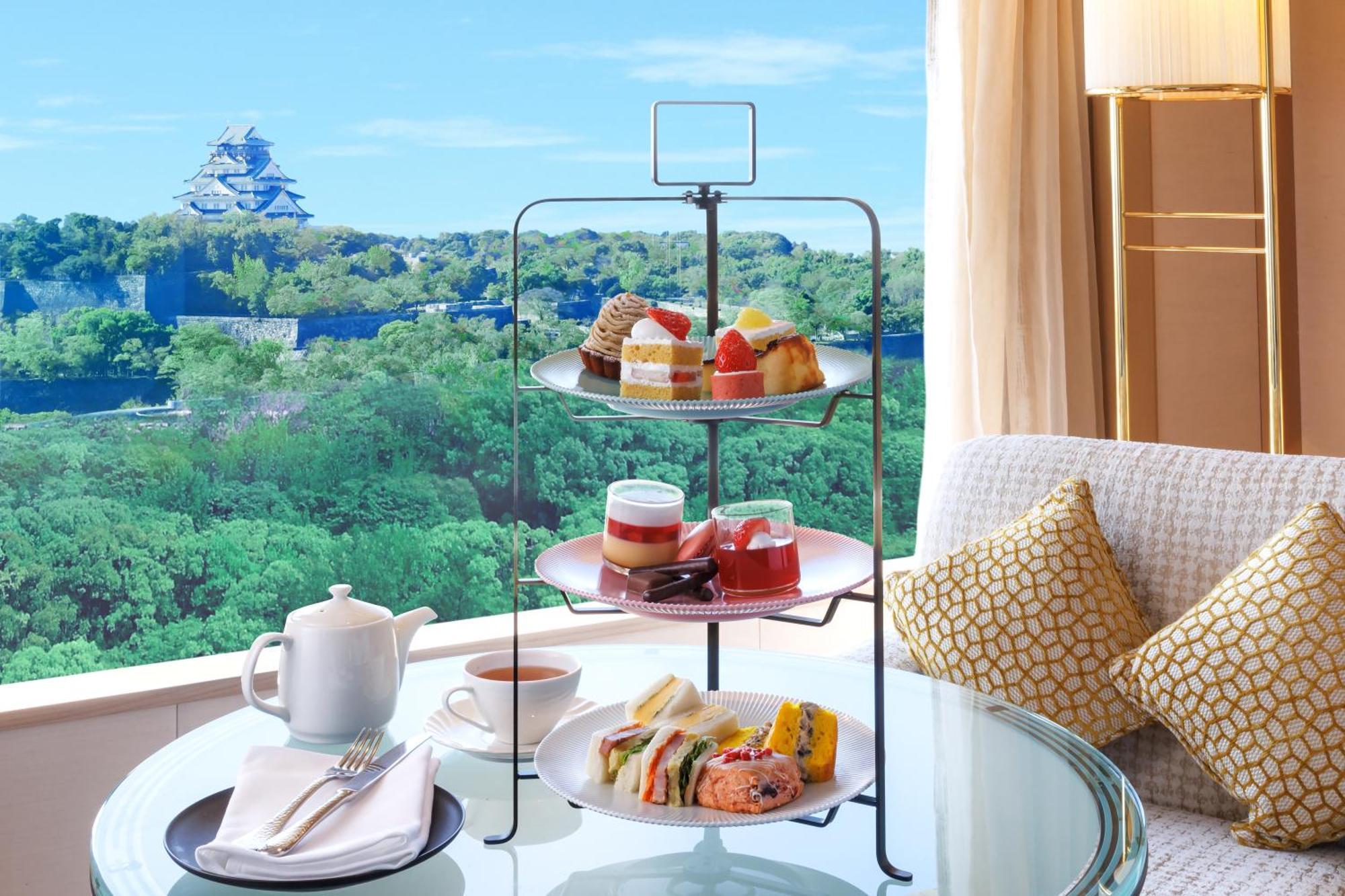 Hotel New Otani Осака Экстерьер фото Afternoon tea at the Tokyo Bay Hilton